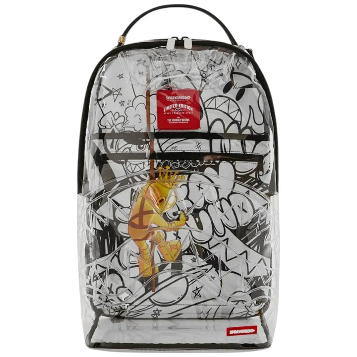 Sprayground ASTROMANE DOODLE CLEAR DLXSV BACKPACK