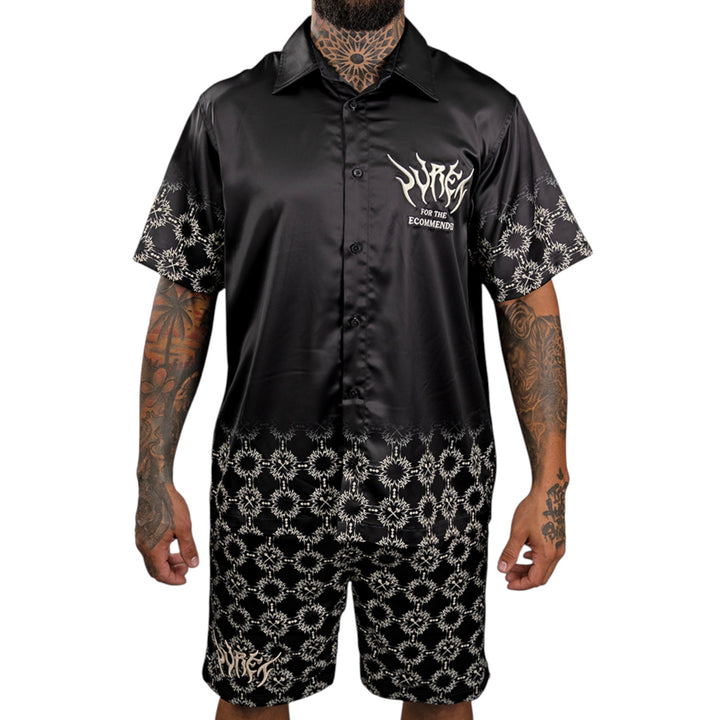 Juren Friso Button Up Fros Black