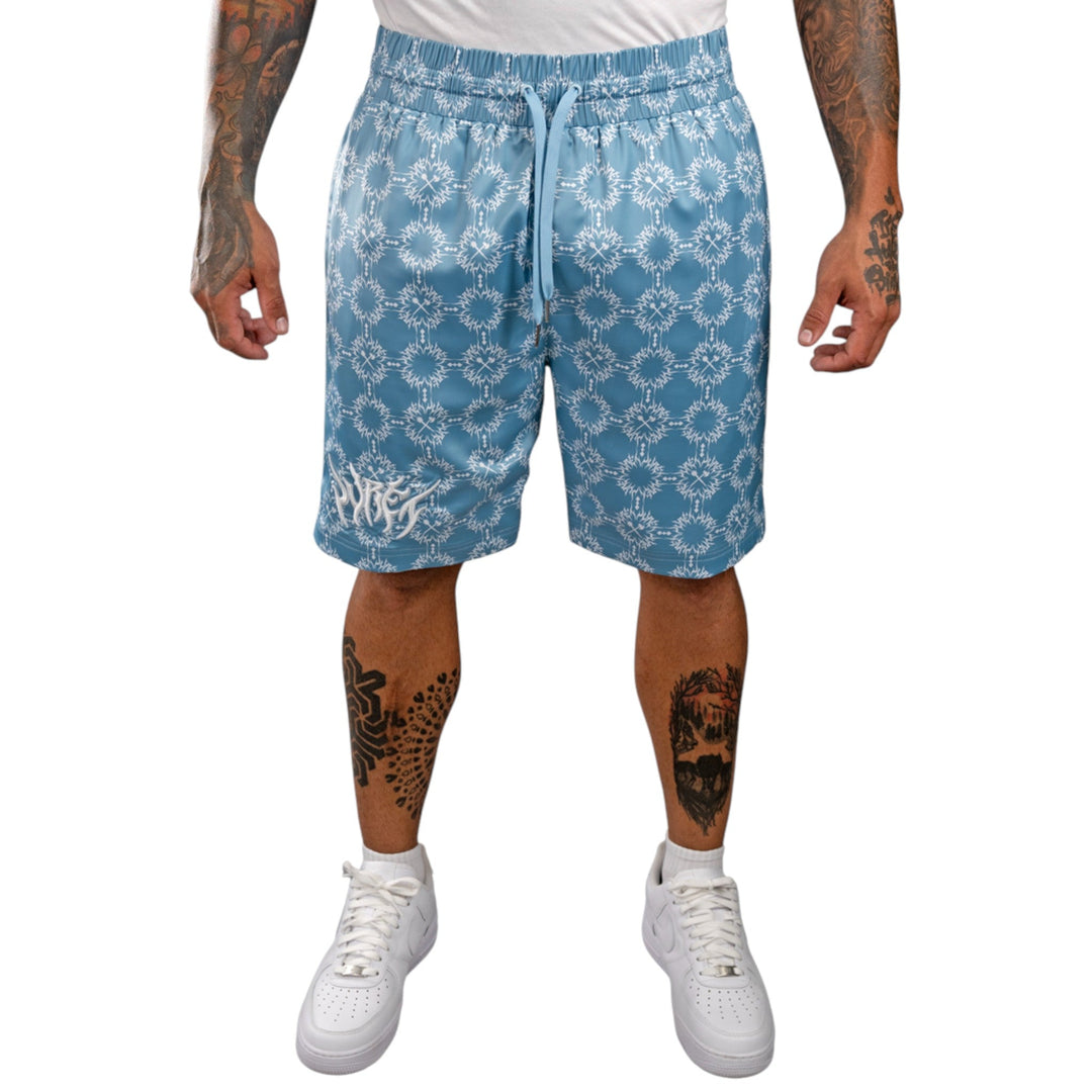 Juren Friso Reversible Bucket Hat Frost , Friso Button Up Frost , Friso AOP Knit Shorts Frost(Sneakers not included)   Outfit Combo