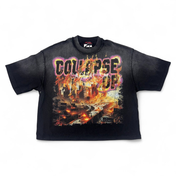 Rare Peace Rhinestones Tee Black RT5012
