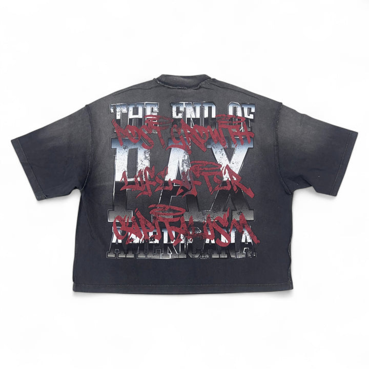 Rare Peace Rhinestones Tee Black RT5002
