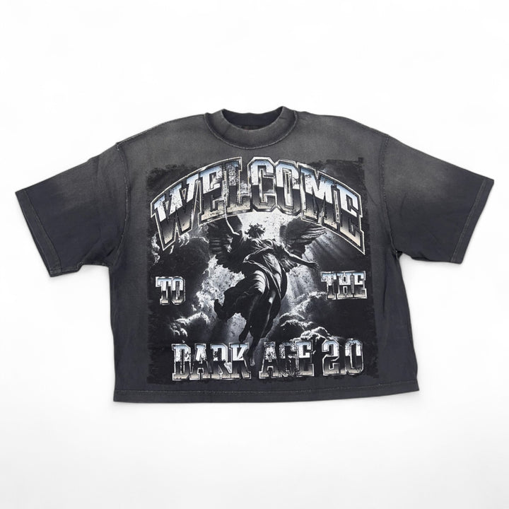 Rare Peace Rhinestones Tee Black RT5002