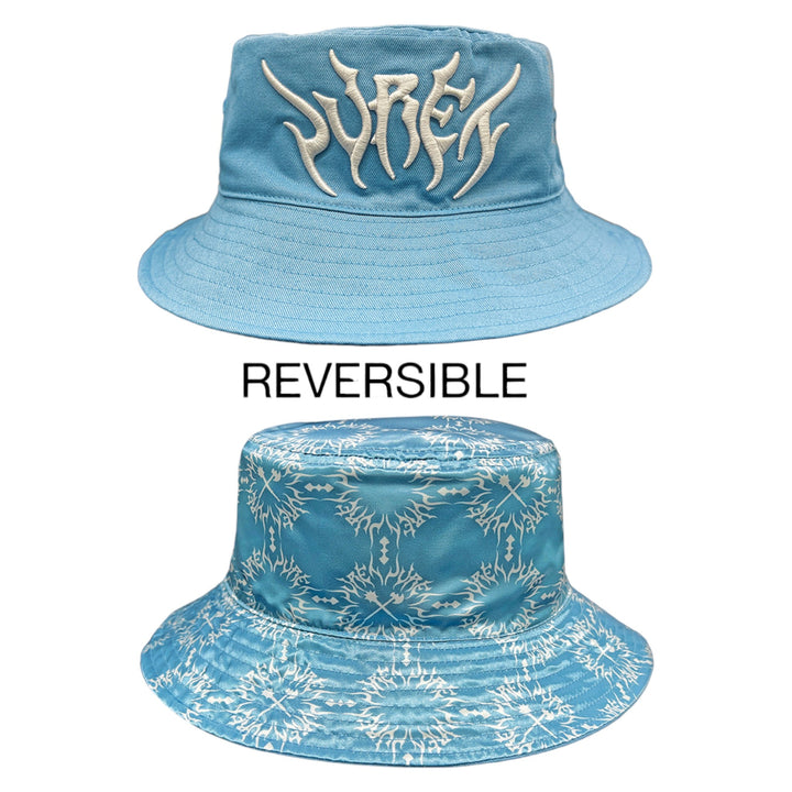 Juren Friso Reversible Bucket Hat Frost , Friso Button Up Frost , Friso AOP Knit Shorts Frost(Sneakers not included)   Outfit Combo