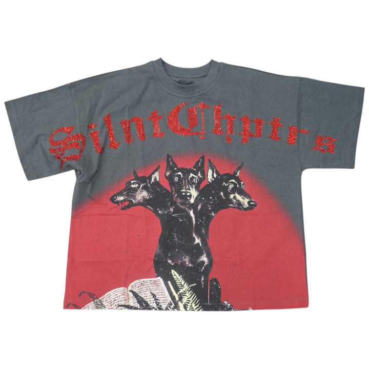 Silnt Chptrs Hell Hound Shirt Vintage Grey