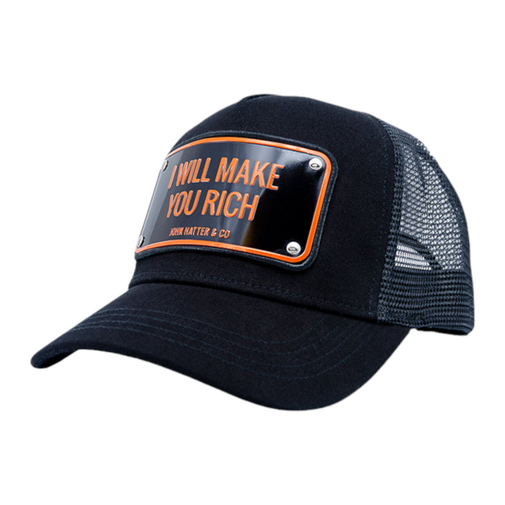 John Hatter & CO I Will Make You Rich Hat Black