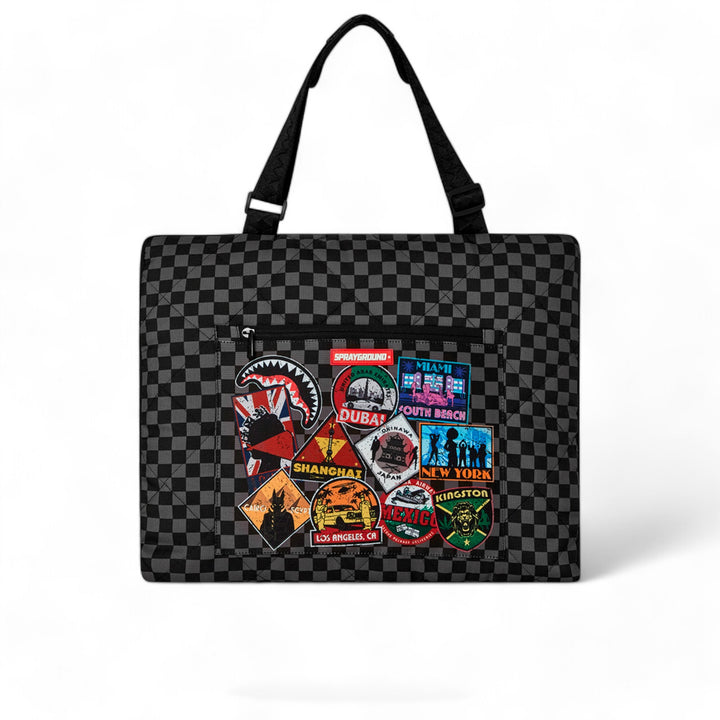 Sprayground Global Mogul Unlimited Miles Packable Beach Mat Tote