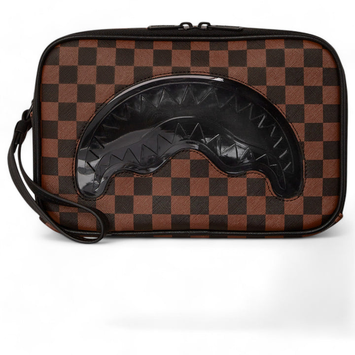 Sprayground Sharks In Paris Clear For Takeoff Toiletry Tote