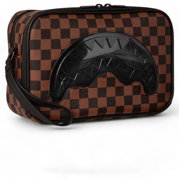 Sprayground Sharks In Paris Clear For Takeoff Toiletry Tote