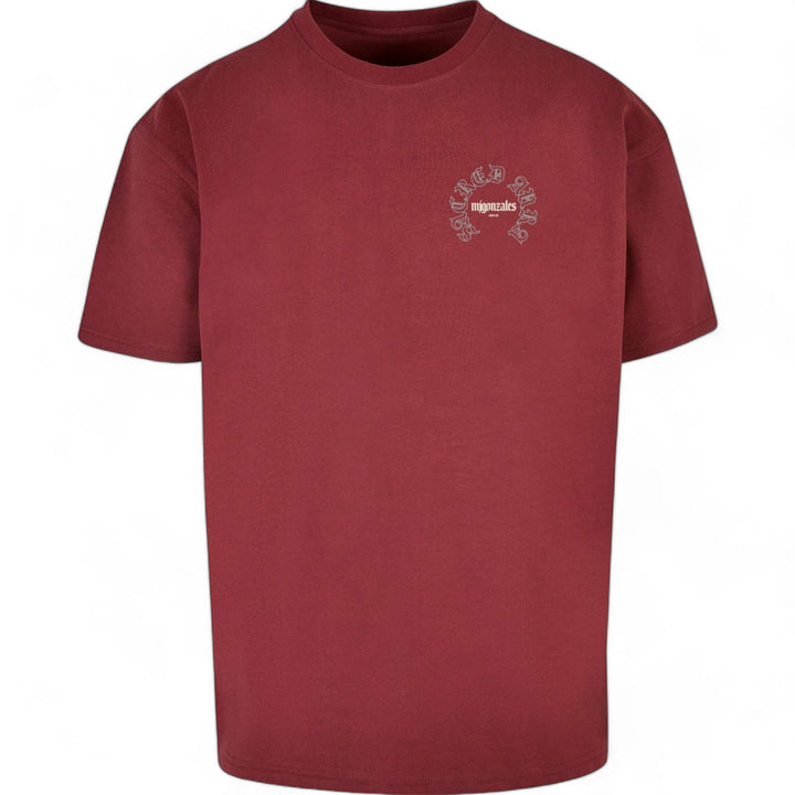 MJ Gonzales Cross Tee Cherry Burgundy