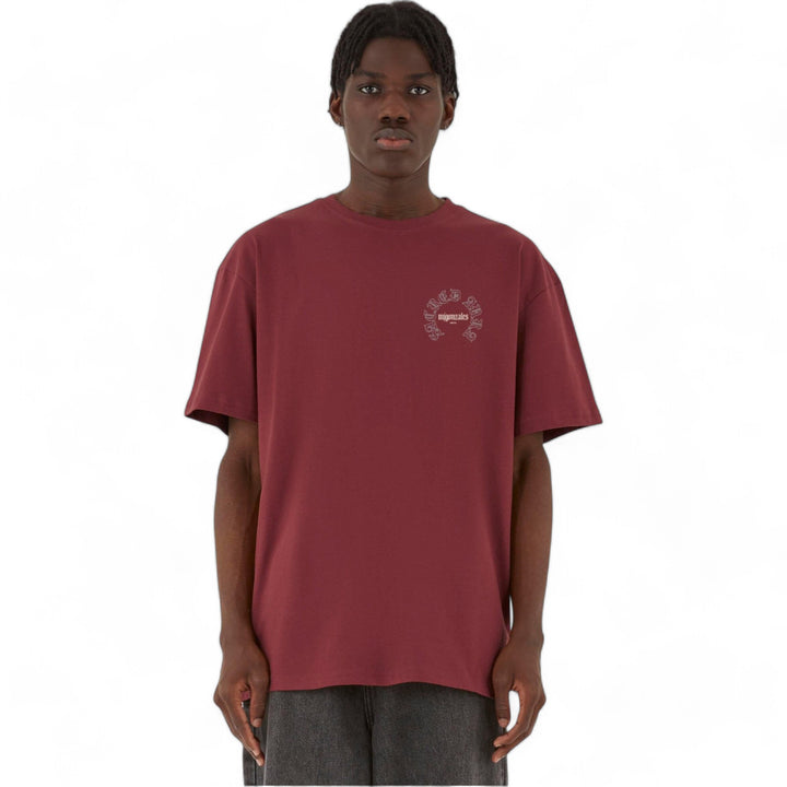 MJ Gonzales Cross Tee Cherry Burgundy