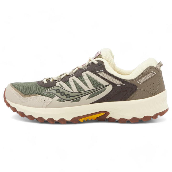 Saucony Grid Peak Olive and Brown