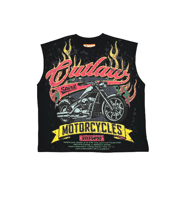 Eleve Outlaw Spirit Sleeveless Tee Black