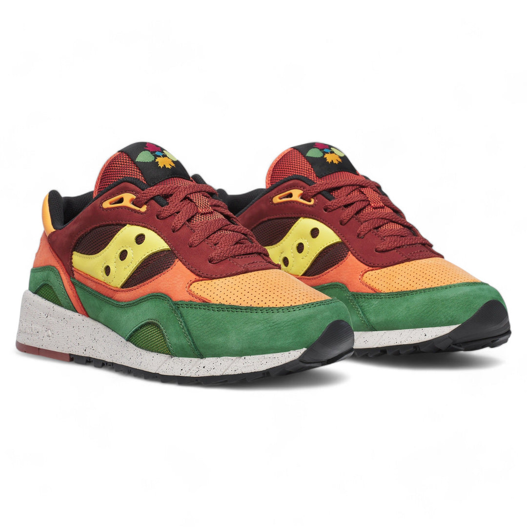 Saucony Shadow 6000 Green, Orange, Burgundy