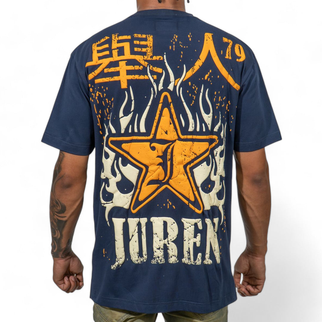 Juren Ice Cold Tee Navy Big & Tall