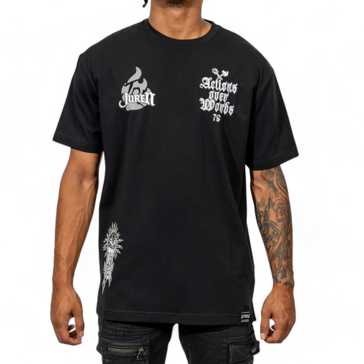 Juren Don't Trust Words Tee Black Big & Tall