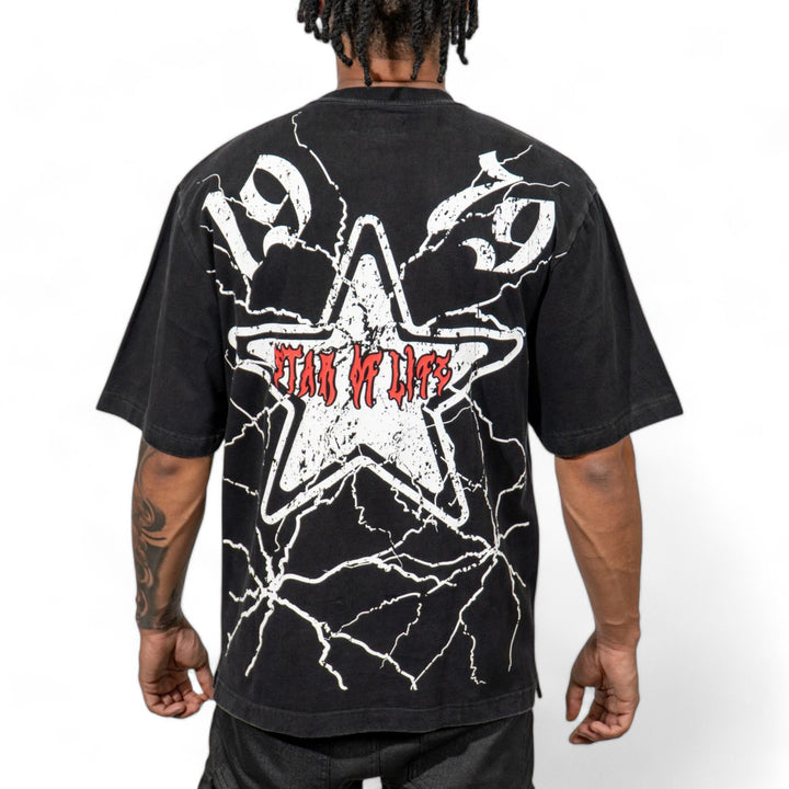 Juren Star Of Life Tee Black Big & Tall