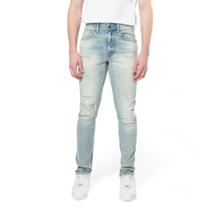 Smoke Rise Slim Tapered Vintage Washed Jeans Elm Blue