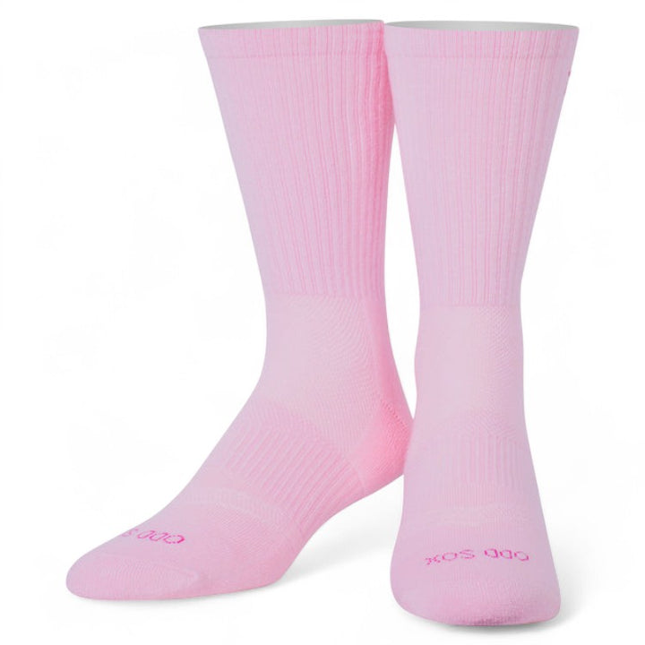 Odd Sox Crew Basix Fashion Sox Light Pink