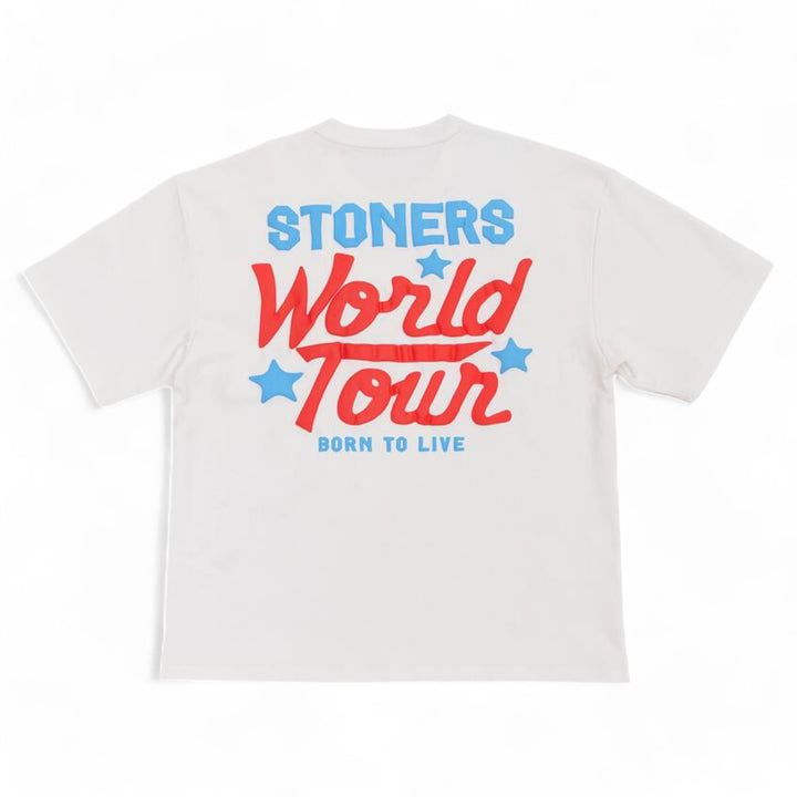 Stoners Vintage Stars Tee Vintage White