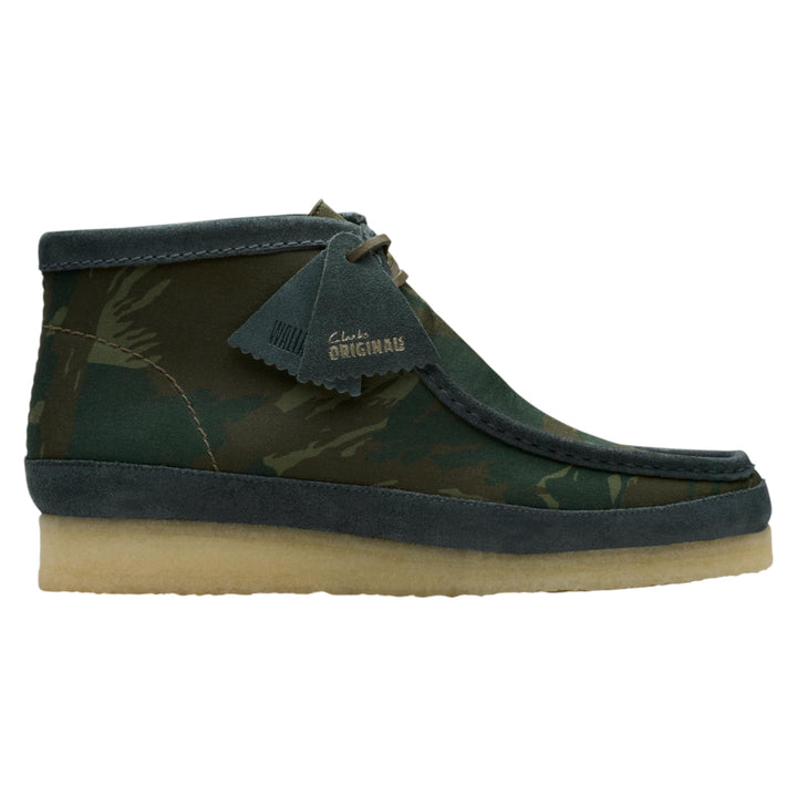 Clarks Wallabee Boot Green Camouflage