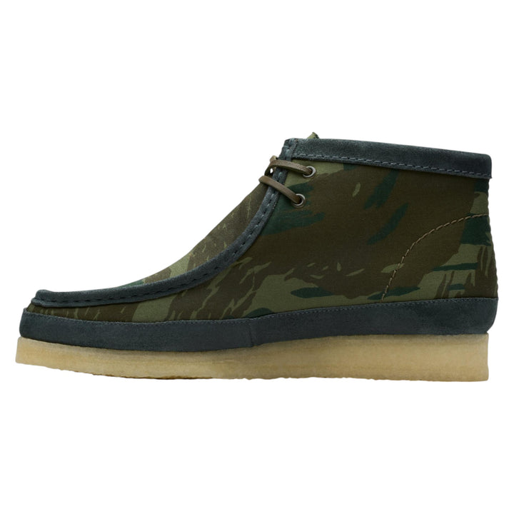 Clarks Wallabee Boot Green Camouflage