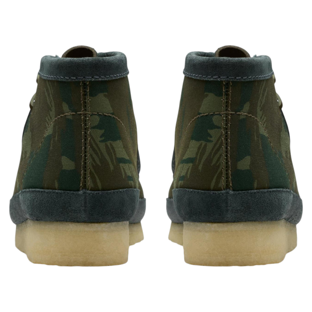 Clarks Wallabee Boot Green Camouflage