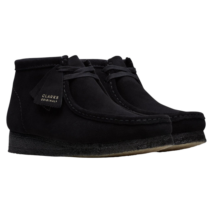 Clarks Wallabee Boot Black Leather