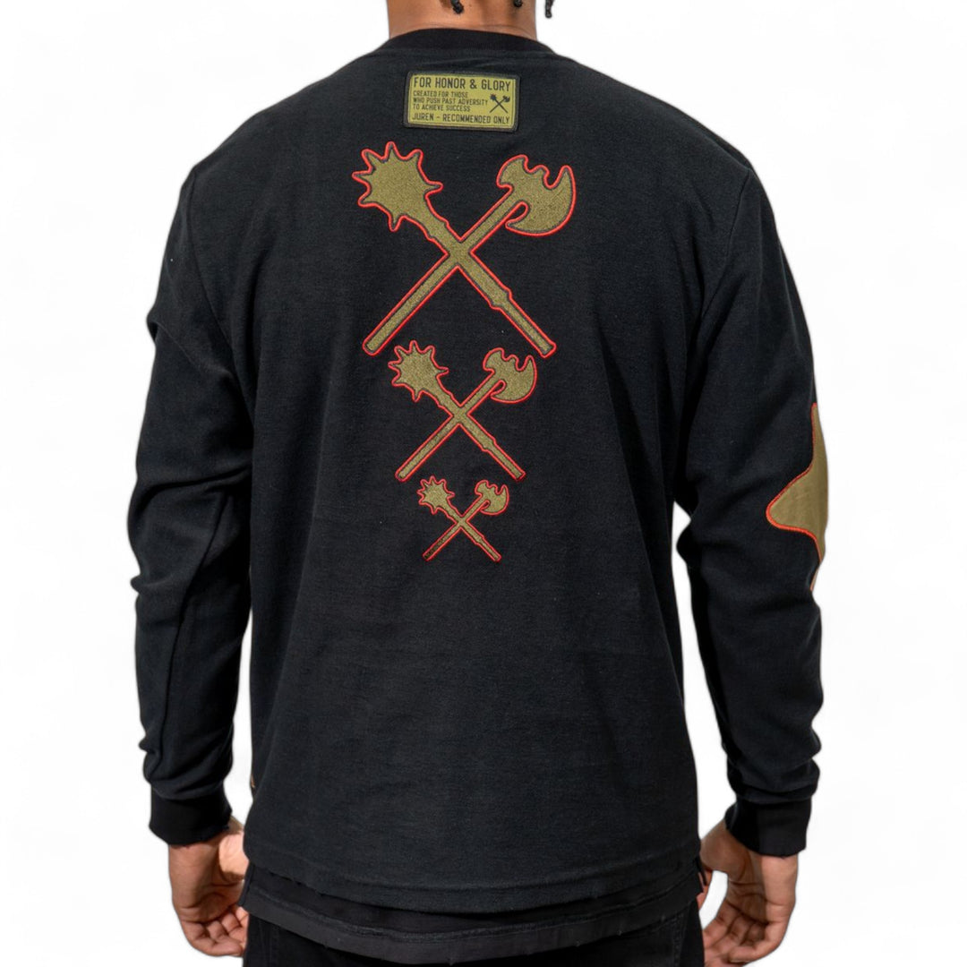 Juren Freddy Patchwork Crewneck Sweater