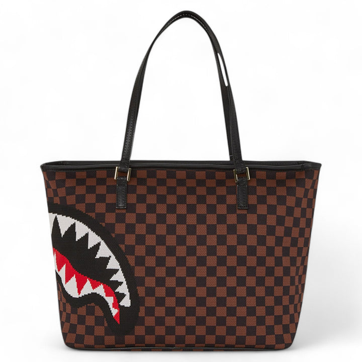 Sprayground Knit Sharks In Paris 2.0 Tote