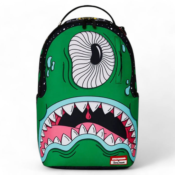 Sprayground Jorge Rodriguez Green Alien Backbag