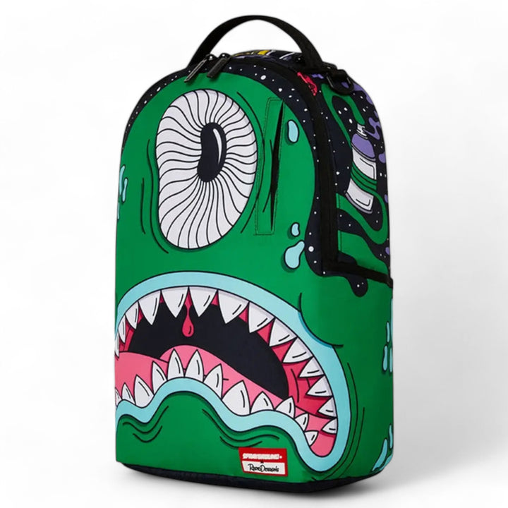 Sprayground Jorge Rodriguez Green Alien Backbag