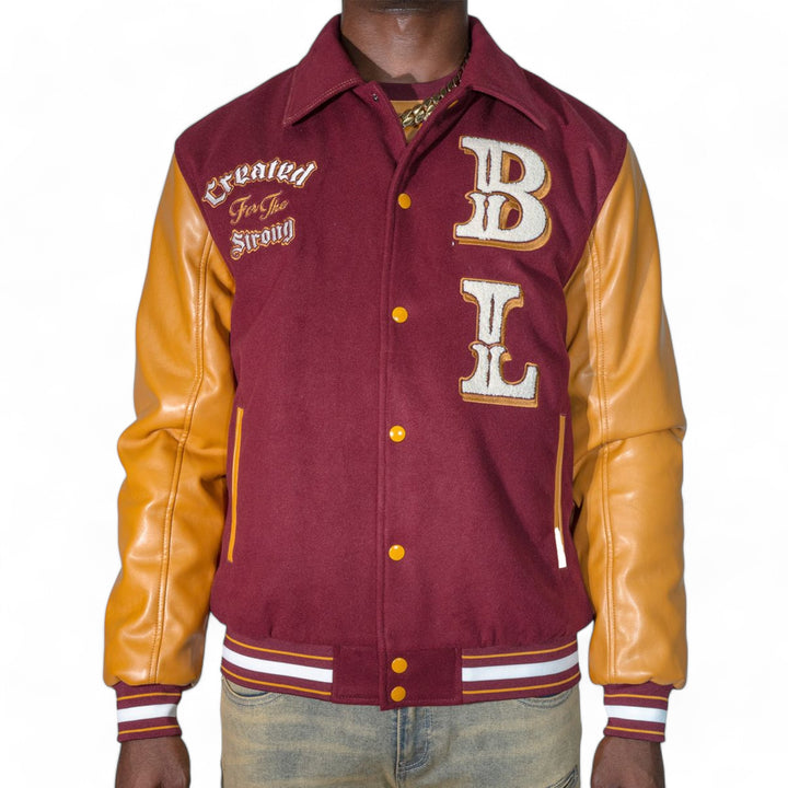 Blac Leaf Created For the Strong Jacket Burgundy Big & Tall