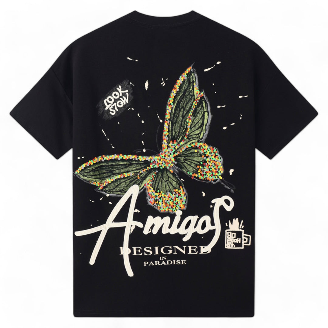 Black Label  Amigos Tee Black