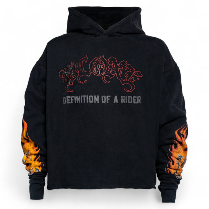 Vlone Definition Of A Rider Hoodie Black