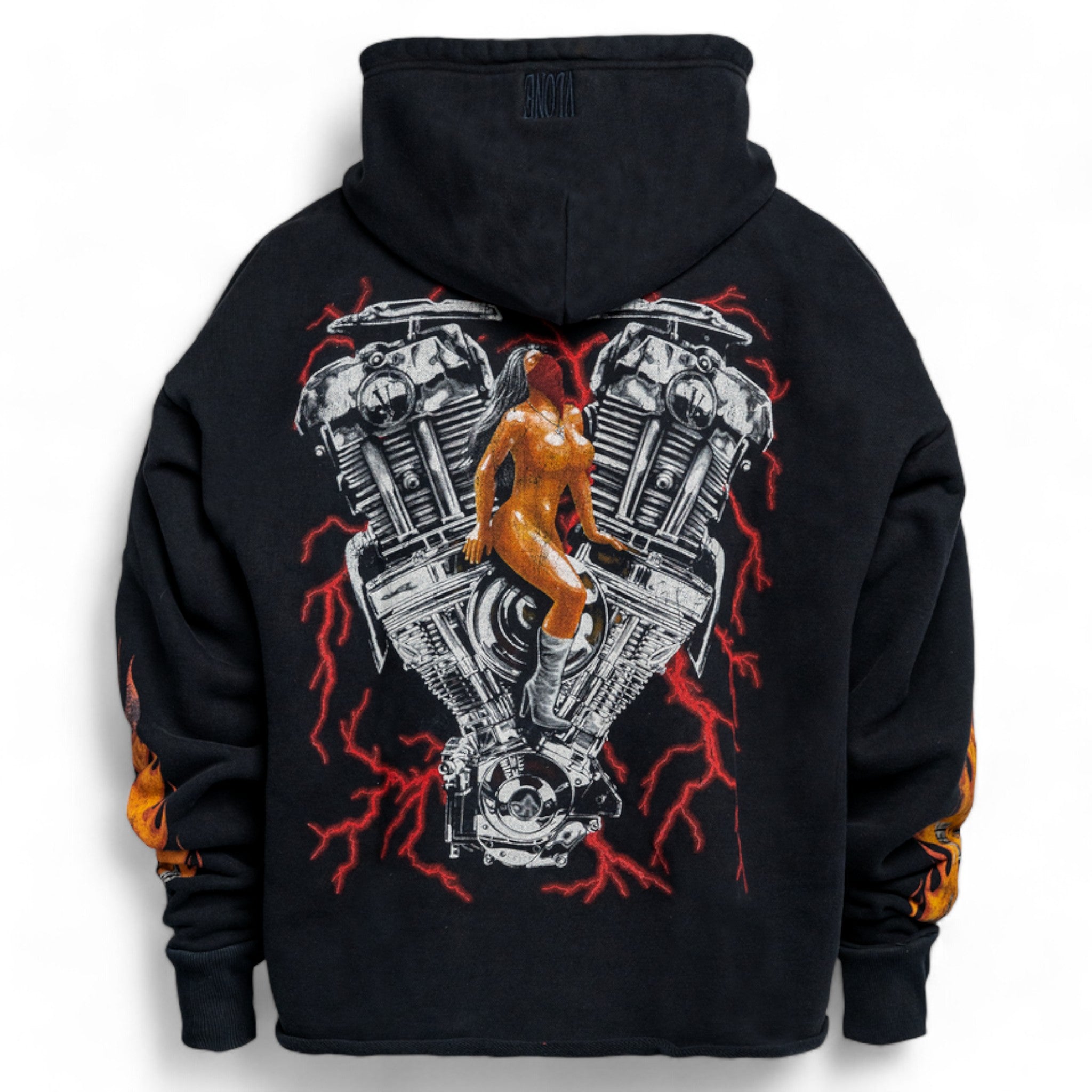 Vlone Definition Of A Rider Hoodie Black – Purple Carpet Miami