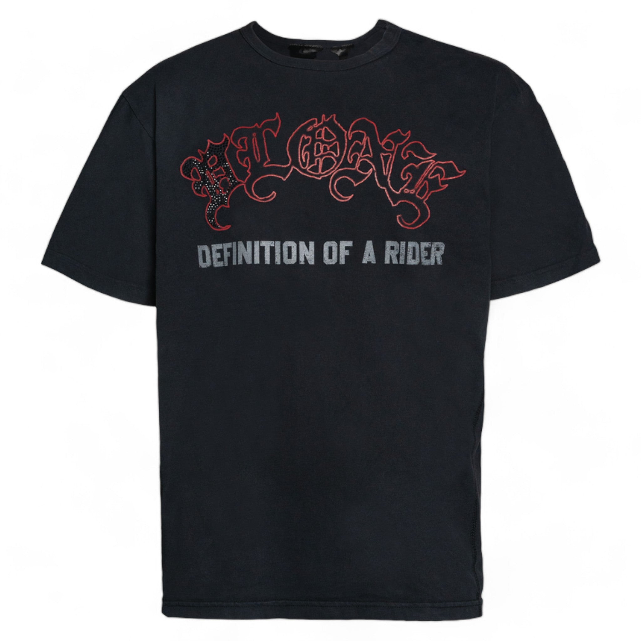 Vlone Definition Of A Rider Tee Black – Purple Carpet Miami