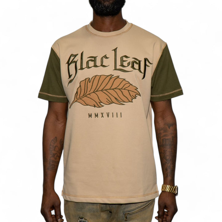 Blac Leaf Rustic Leaf Tee Putty Khaki