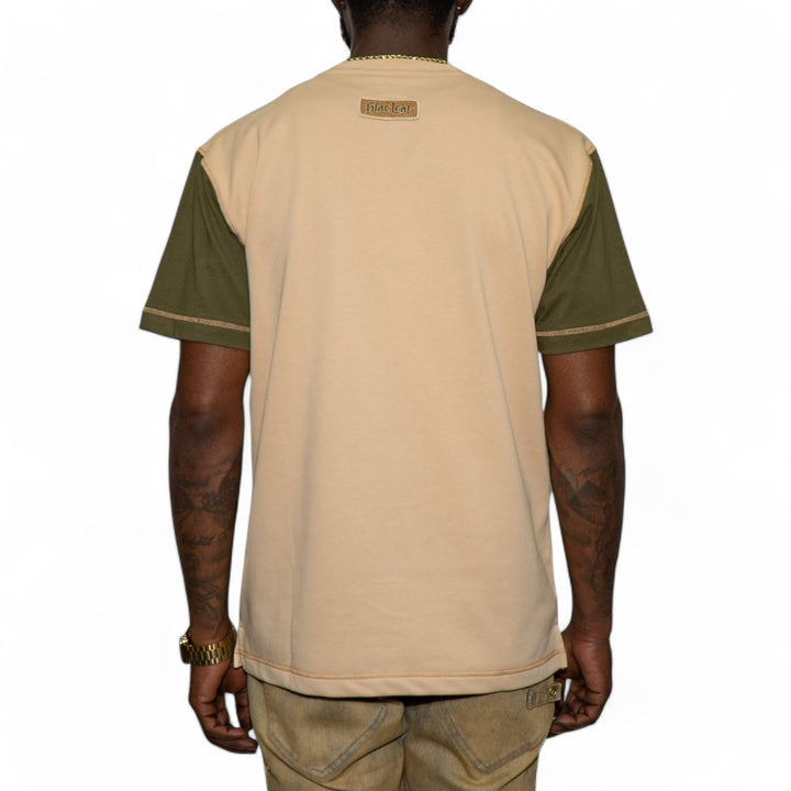 Blac Leaf Rustic Leaf Tee Putty Khaki