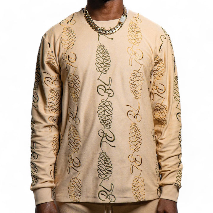 Blac Leaf Stay Strong Crewneck Sweater Putty Khaki