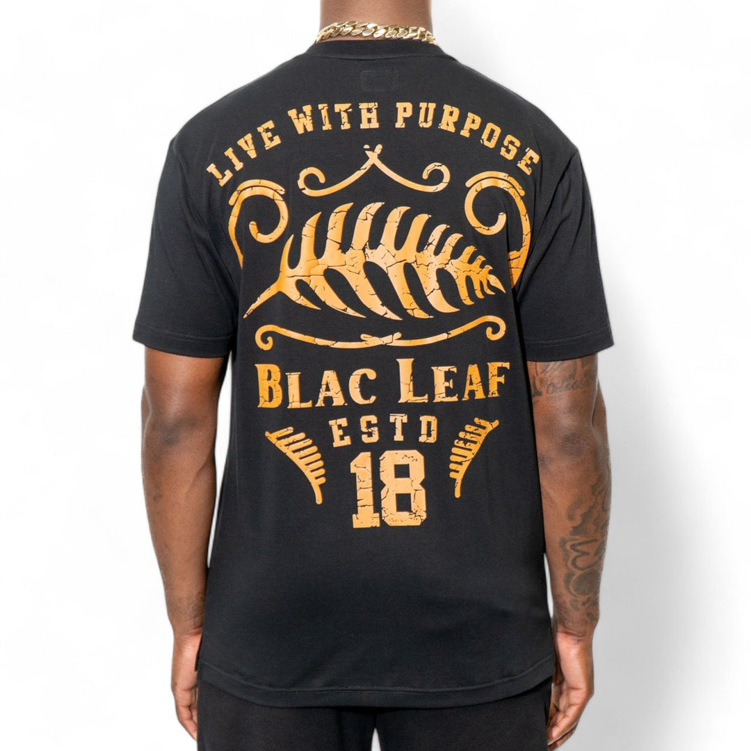 Blac Leaf Ornate Patch To Success