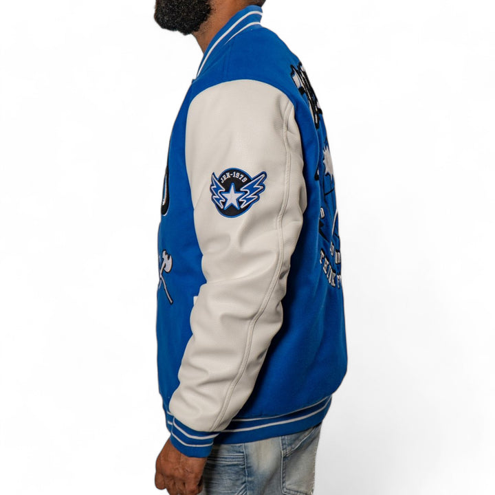 Juren Royal World Bomber Jacket Royal