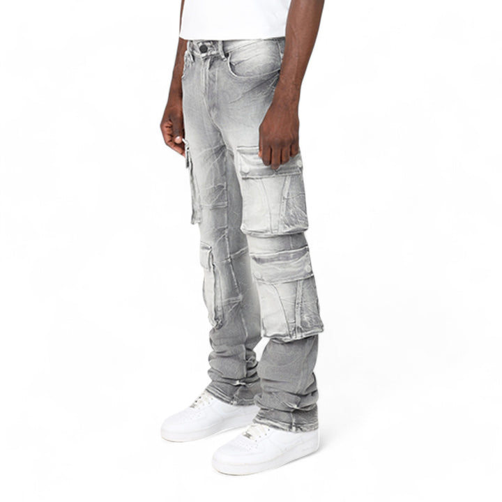 Smoke Rise Cargo Fashion Jean Union Grey