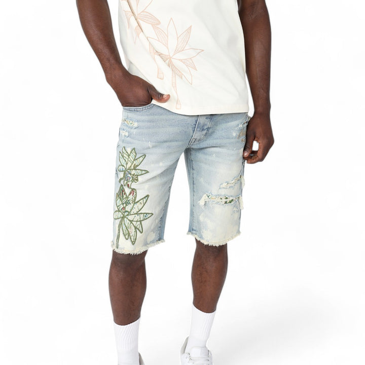 Smoke Rise Tapestry Denim Short