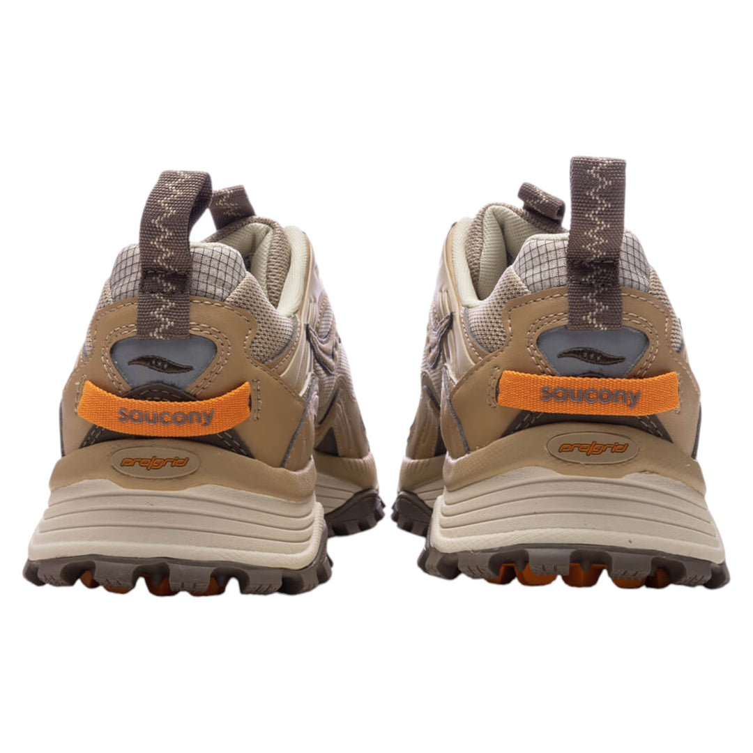 Saucony Grid Aura X Whey Khaki and Orange