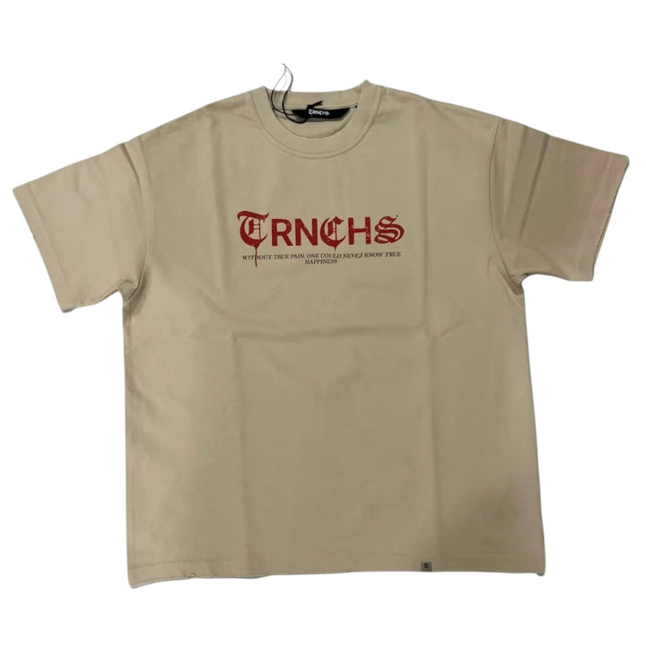 Trnchs "GREAT PAIN" Cream Tee