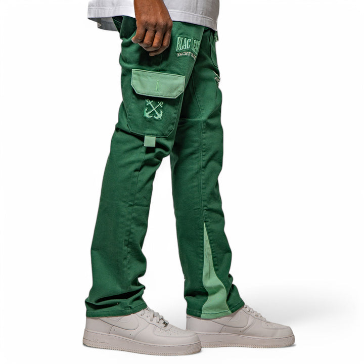 Blac Leaf Yacht Club Twill Pants Dark Green Big & Tall