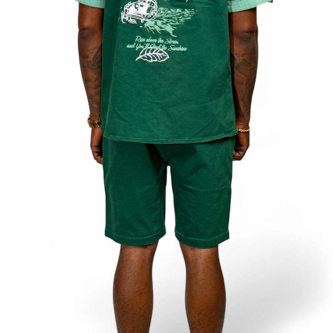 Blac Leaf Yacht Club Utility Shorts Dark Green