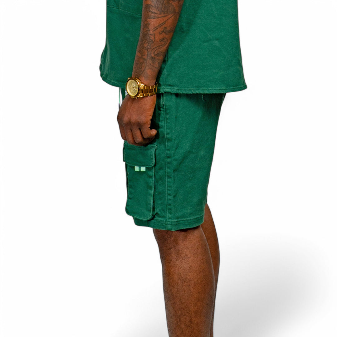 Blac Leaf Yacht Club Utility Shorts Dark Green