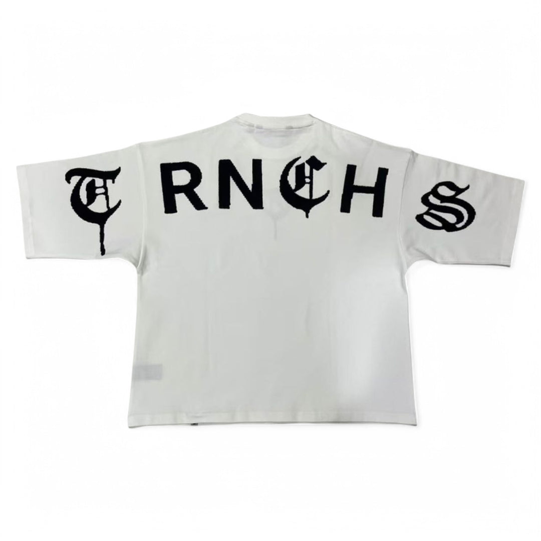 Trnchs "YAKHAF" White Tee