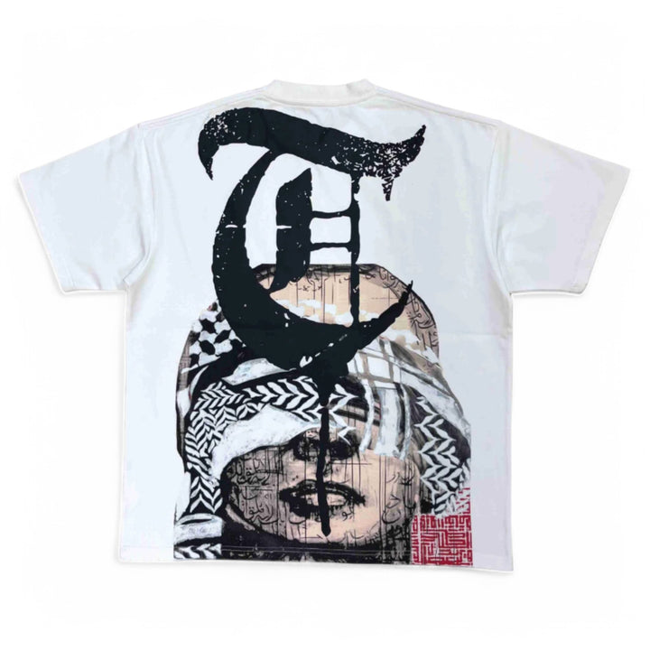 Trnchs "COURAGE" White Tee